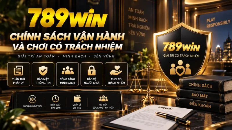 Chính sách vận hành và chơi có trách nhiệm 789WIN