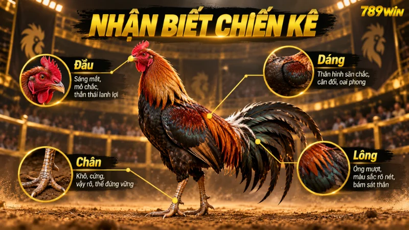 Nhận biết chiến kê 789WIN